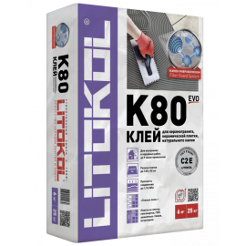 Litokol Litoflex K80 Клей для плитки Литокол Литофлекс К80 25 кг
