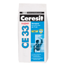 Затирка Ceresit CE33 белая 2 кг