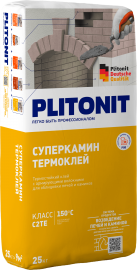 Plitonit Клей для плитки Суперкамин термоклей Плитонит 25 кг.