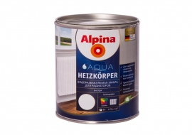 Эмаль для радиаторов на водной основе Alpina Aqua Heizkoerper 0.75 л